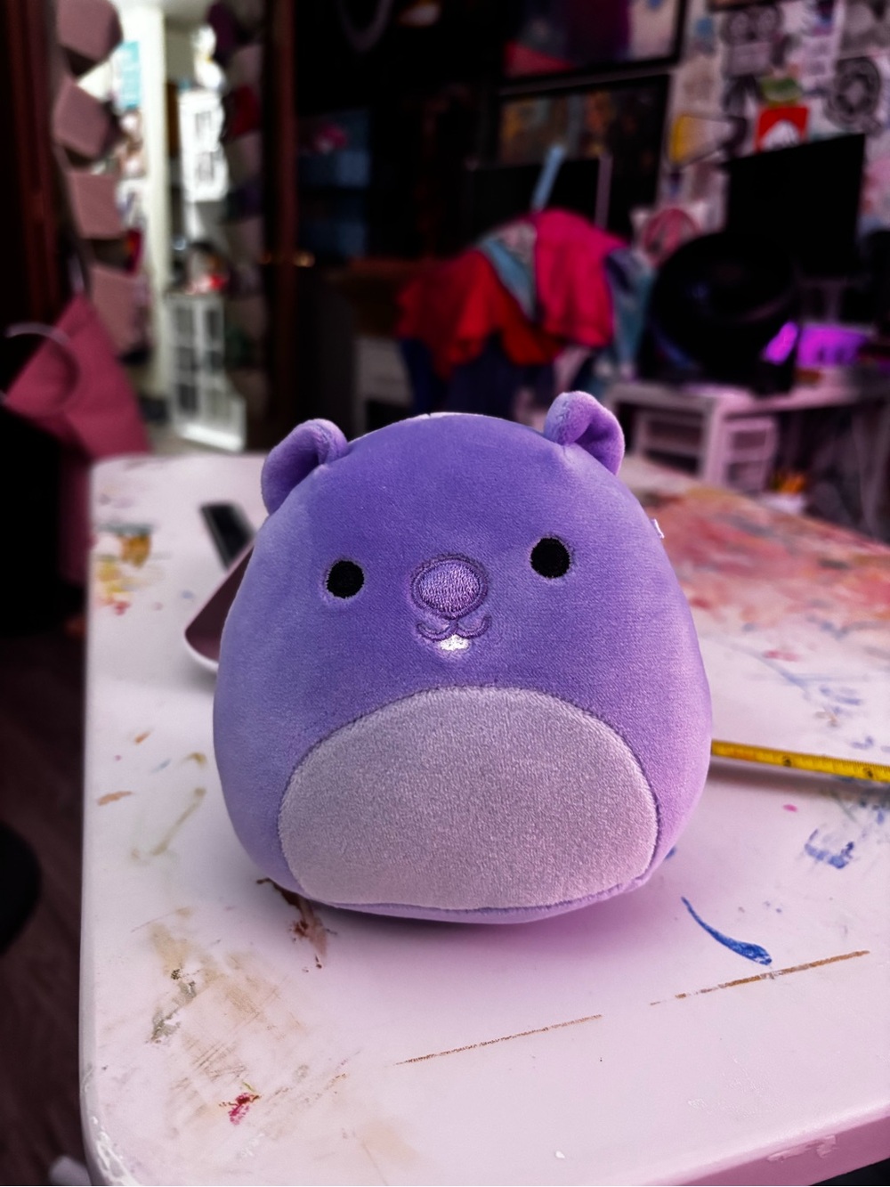 Javari the Lavender Groundhog small Squishmallow plush